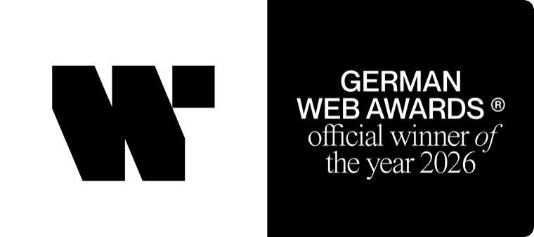 German Web Awards – official winner of the year 2026