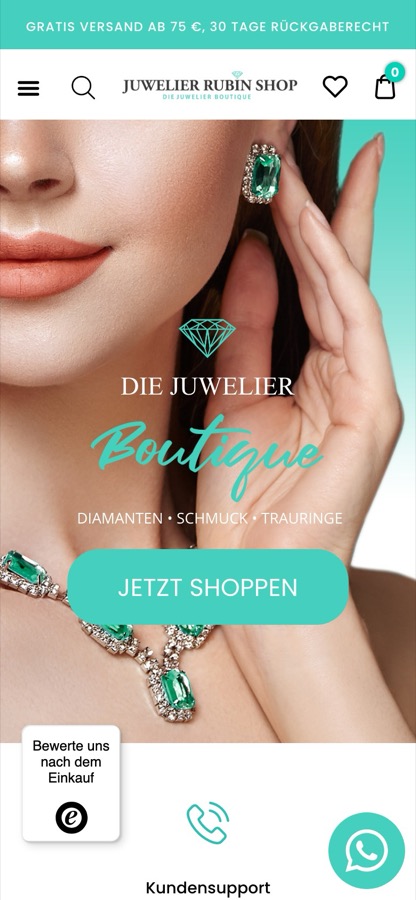 Mobile Ansicht Juwelier Rubin