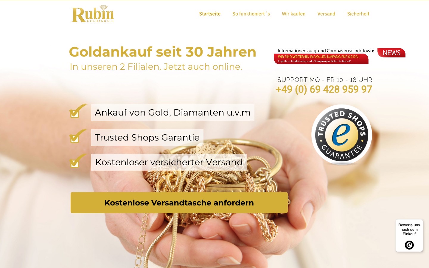 Startseite Rubin Goldankauf (rubingoldankauf.de)