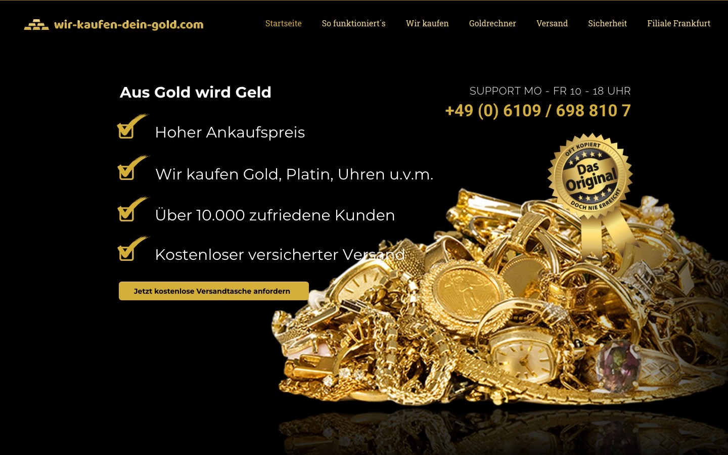 Home page Wir kaufen dein Gold (wir-kaufen-dein-gold.com)