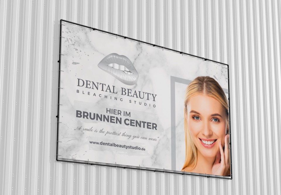 Advertising banner Brunnen Center for Dental Beauty