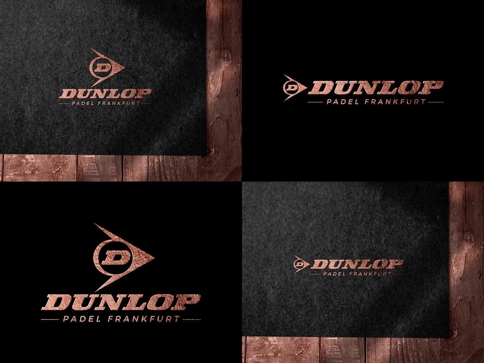Logo variations Padel Frankfurt for Dunlop Padel Frankfurt