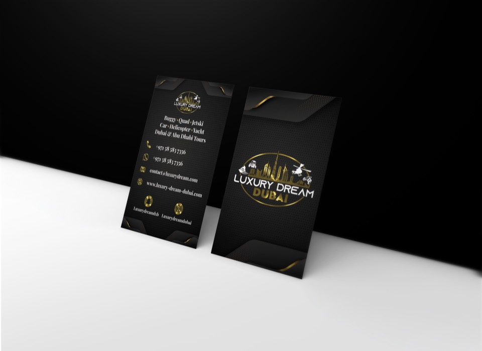 Business cards for Luxury Dream Dubai