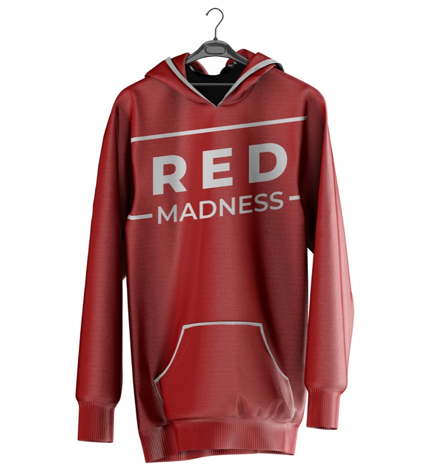 Hoodie-Kollektion für Red Madness