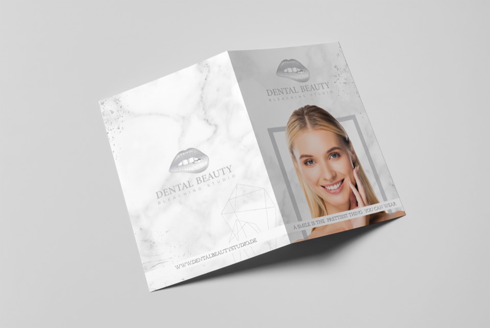 Flyer & folder for Dental Beauty