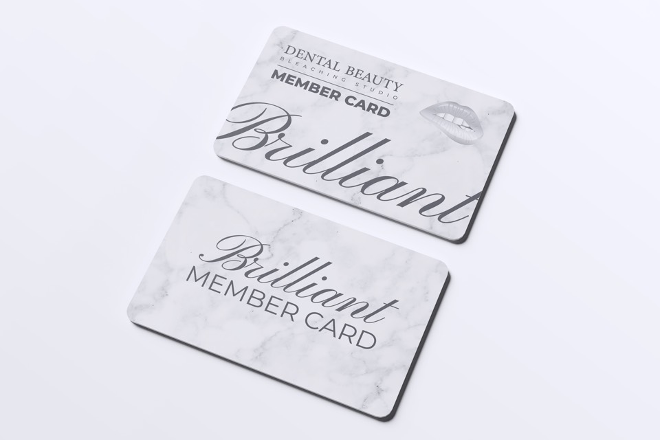 Brilliant Member Card for Dental Beauty