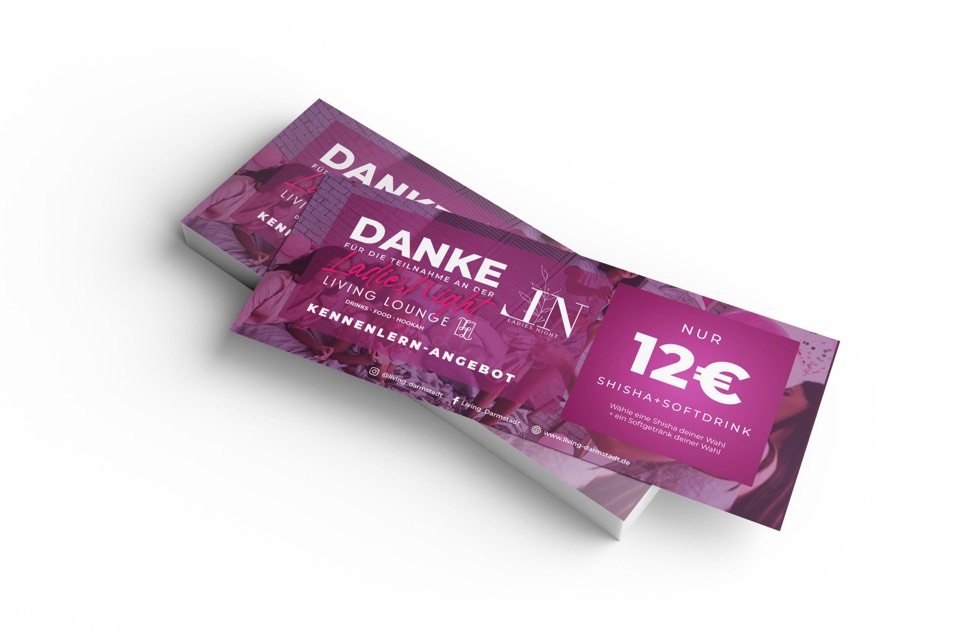 Vouchers Ladies Night for Living Lounge