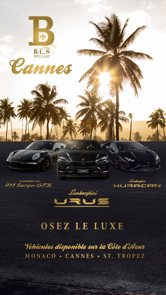 Kampagne Paris & Cannes für BCS Rent a Car