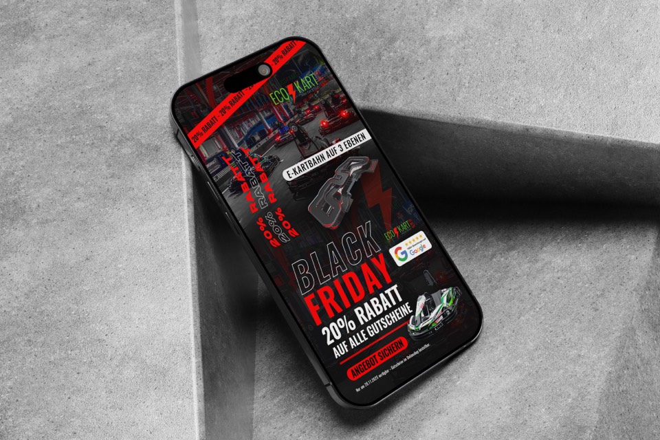 Black Friday campaign for Eco-Kart