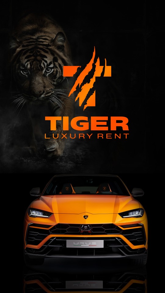 Social ad for Tiger Luxury Rent